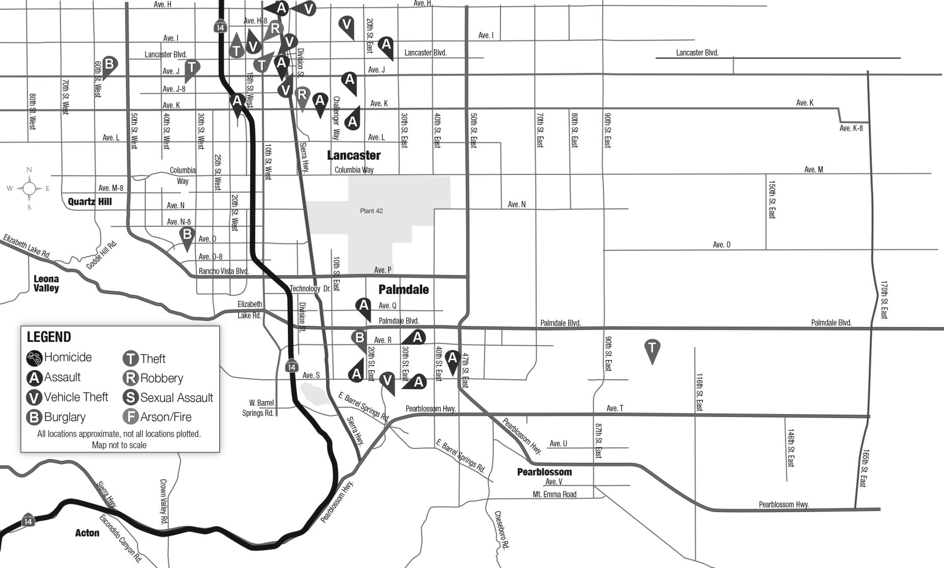 Antelope Valley crime blotter, July 13, 2020